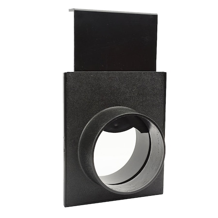 Big Horn 4-Inch ABS Plastic Quick Coupling / Disconnect Blast Gate for Vacuum/Dust Collector 11442